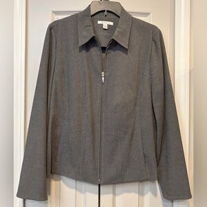 JM Collection zipup blazer jacket